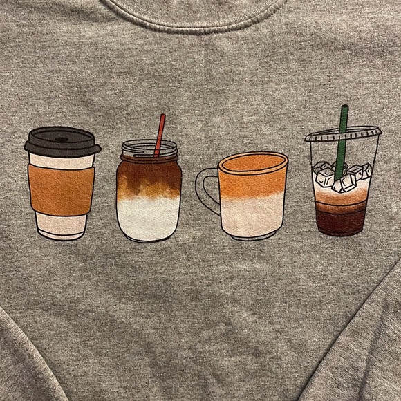 Fun Coffee Sweatshirt - Picture 2 of 6